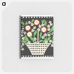 アートメモ帳-Basket of Flowers
 - 花のバスケット Memo.