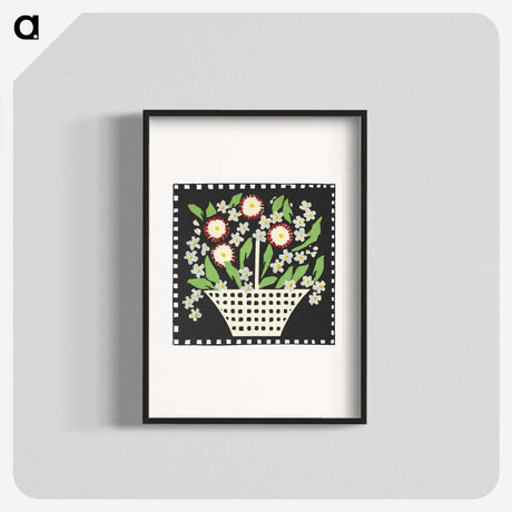 1-4_Basket-of-Flowers_blk