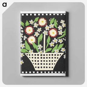 1-4_Basket-of-Flowers_canvas