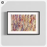 アートポスター-Glitch Pattern Background
 - 大英図書館 Poster.