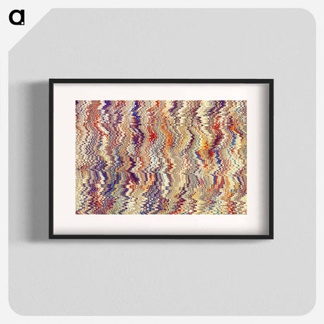 アートポスター-Glitch Pattern Background
 - 大英図書館 Poster.