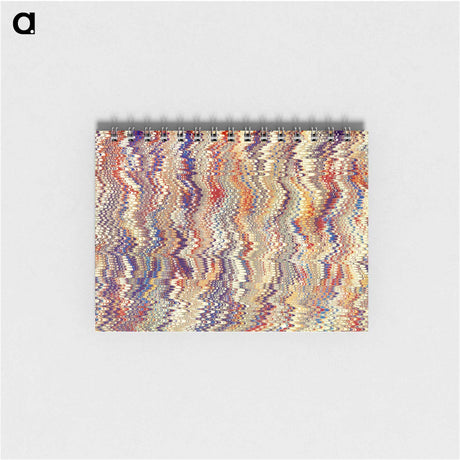 アートメモ帳-Glitch Pattern Background
 - 大英図書館 Memo.
