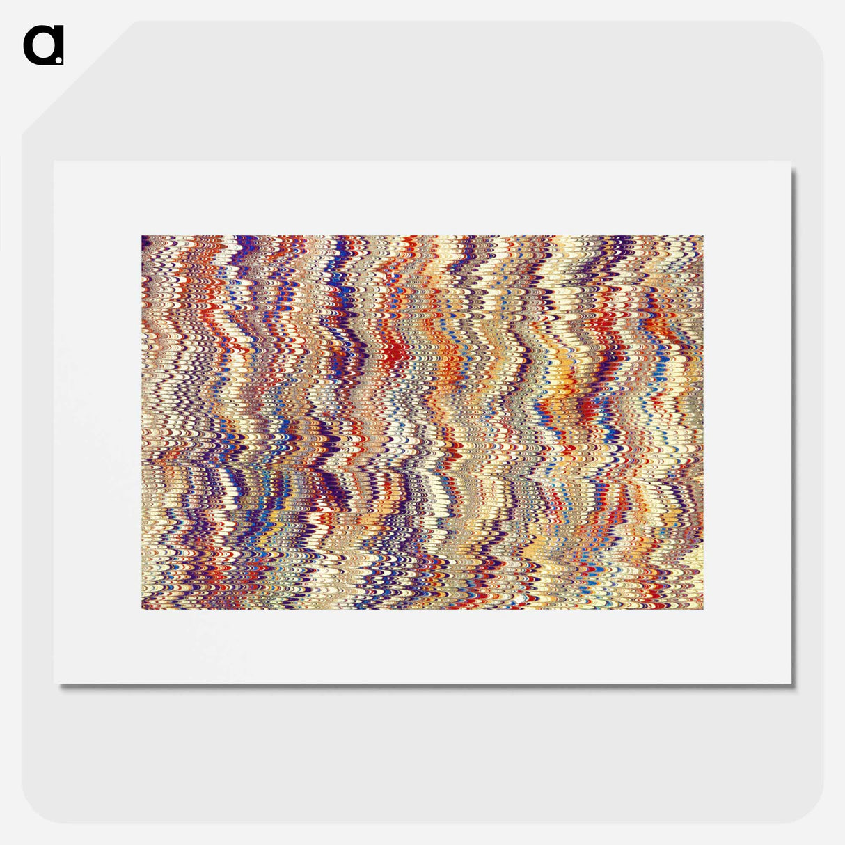 アートポスター-Glitch Pattern Background
 - 大英図書館 Poster.