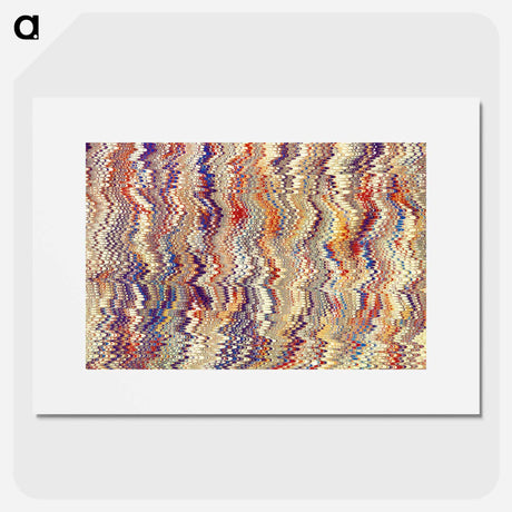 アートポスター-Glitch Pattern Background
 - 大英図書館 Poster.