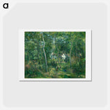 アートポストカード-Edge of the Woods Near L'Hermitage, Pontoise - カミーユ ピサロ Postcard.