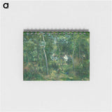 Edge of the Woods Near L'Hermitage, Pontoise - カミーユ ピサロ Memo.
