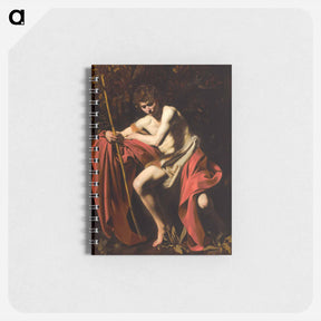 アートメモ帳-Saint John the Baptist in the Wilderness - カラヴァッジョ Memo.