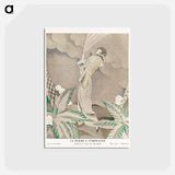 アートポストカード-La Femme a l'Émeraude, Manteau en Tigre
 - シャルル マルタン Postcard.