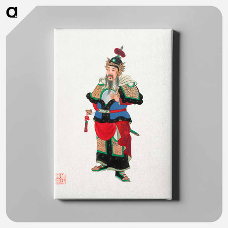 アートパネル-Traditional Commander in Military Uniform
 - 中国の衣装 Canvas.