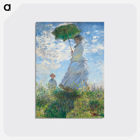アートポストカード-Madame Monet and Her Son - クロード モネ Postcard.