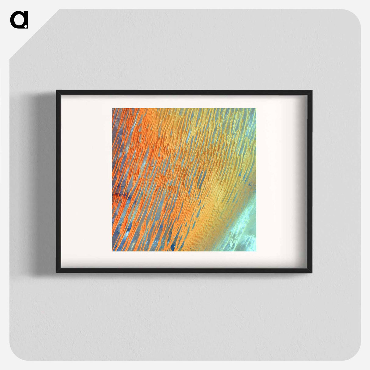 アートポスター-Saharan Dunes at Sunset
 - 上空からの地球 Poster.