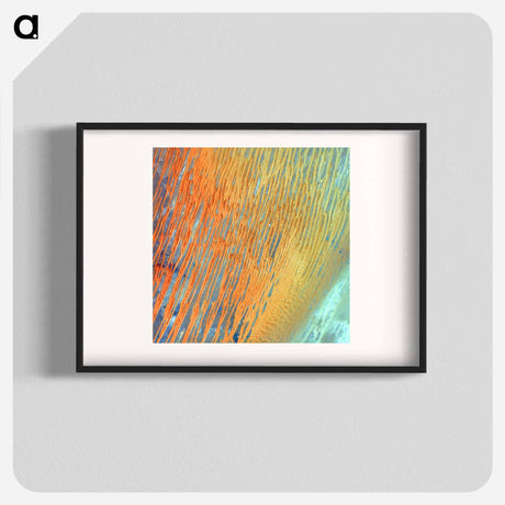 アートポスター-Saharan Dunes at Sunset
 - 上空からの地球 Poster.