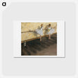 アートポストカード-Dancers Practicing at the Barre - エドガー ドガ Postcard.
