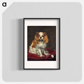 アートポスター-A King Charles Spaniel - エドゥアール マネ Poster.
