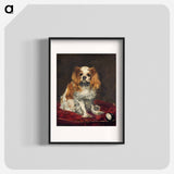 A King Charles Spaniel - エドゥアール マネ Poster.