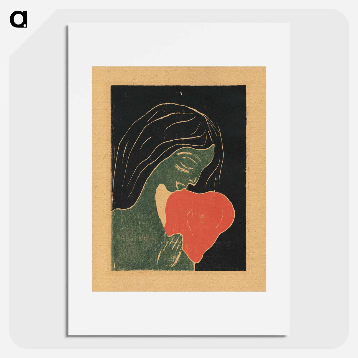 The Heart - Edvard Munch Poster.