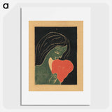 The Heart - Edvard Munch Poster.