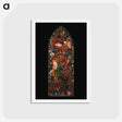 アートポストカード-The Annunciation - エドワード バーン ジョーンズ Postcard.