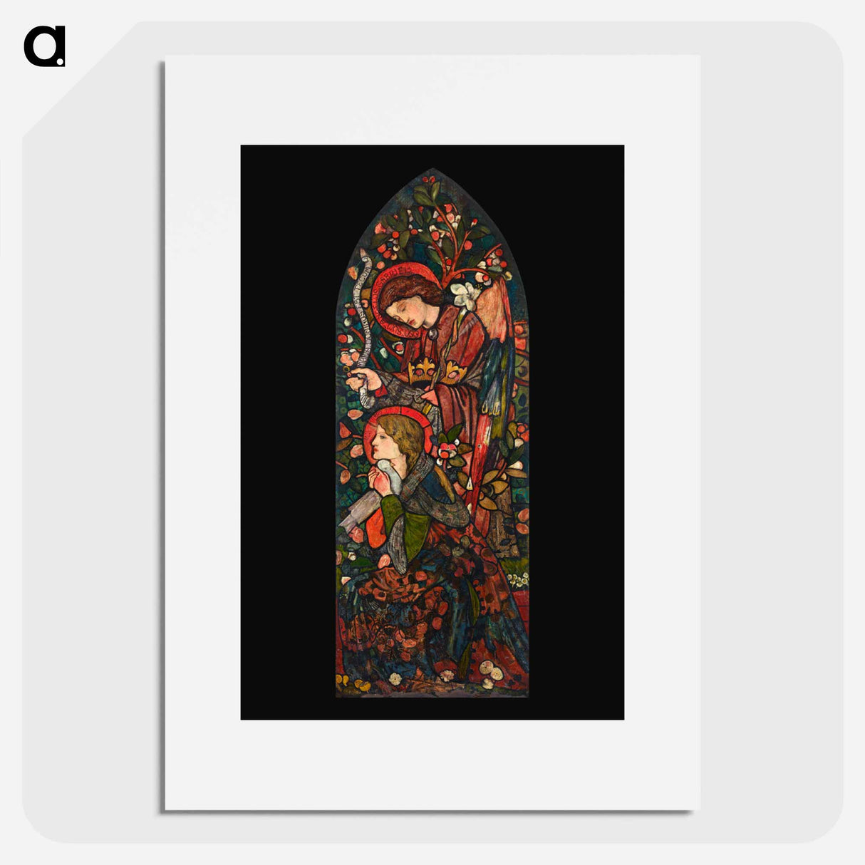 The Annunciation - エドワード バーン ジョーンズ Poster.