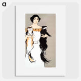 Woman holding cats - エドワード ペンフィールド Poster.