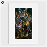 The Adoration of the Shepherds - エル グレコ Poster.