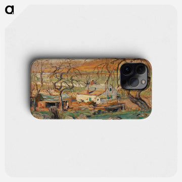 Landscape with Gnarled Trees - アーネスト ローソン Phone Case.