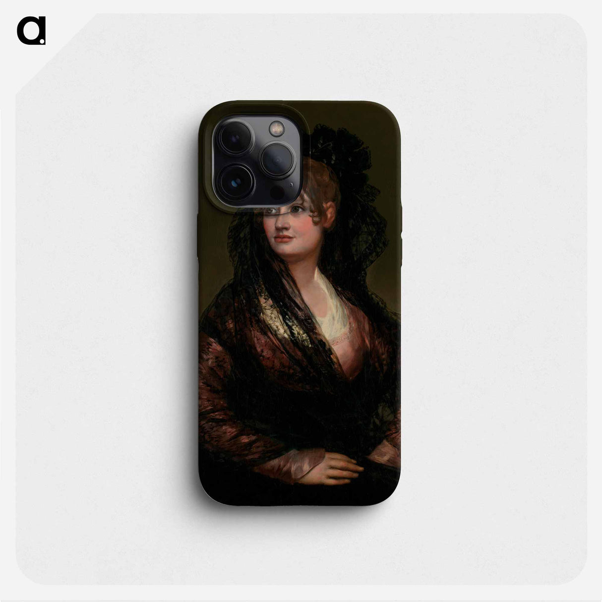 Portrait of Doña Isabel de Porcel - Francisco de Goya Phone Case.