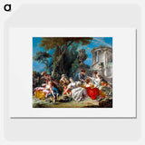 The Bird Catchers - Francois Boucher Poster.