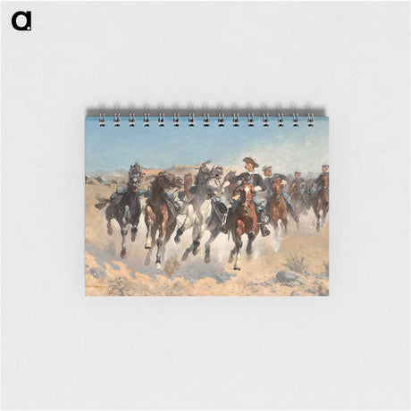 アートメモ帳-Dismounted: The Fourth Troopers Moving the Led Horses
 - フレデリック レミントン Memo.