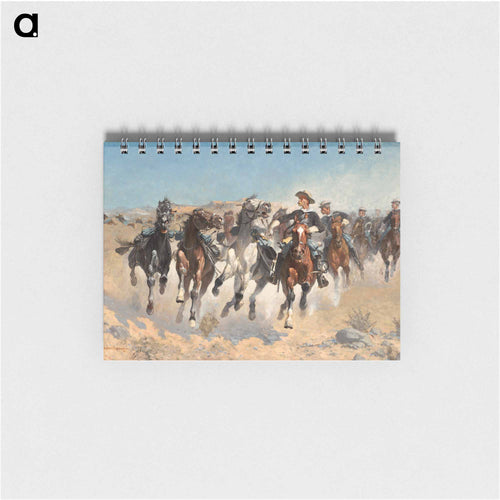 Dismounted: The Fourth Troopers Moving the Led Horses
 - Frederic Remington Memo.