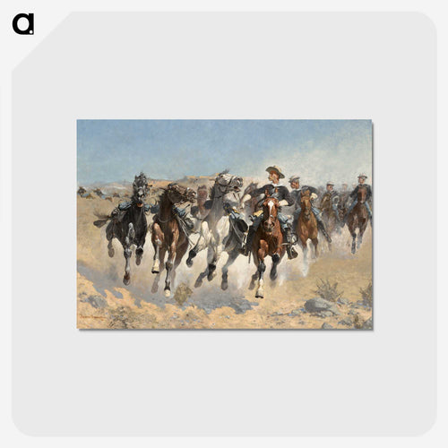 Dismounted: The Fourth Troopers Moving the Led Horses
 - フレデリック レミントン Postcard.