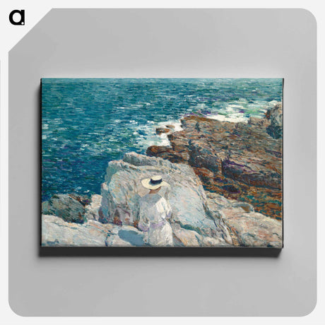 アートパネル-The South Ledges, Appledore - フレデリック チャイルド ハッサム Canvas.