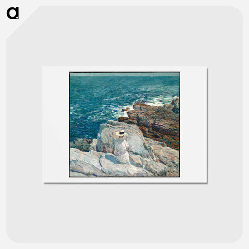 The South Ledges, Appledore - フレデリック チャイルド ハッサム Postcard.
