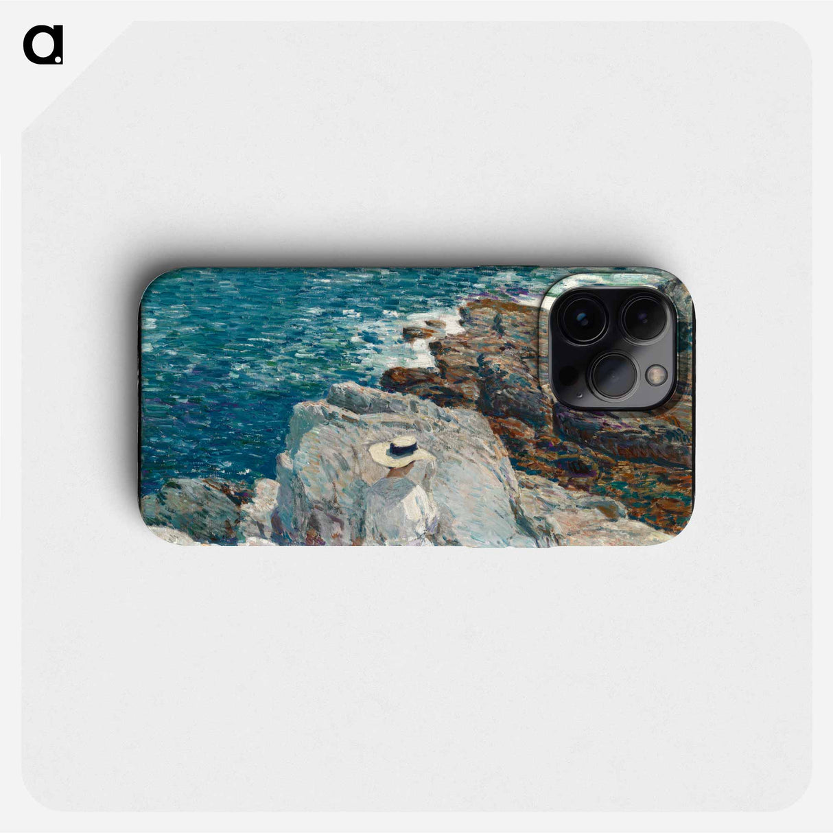 The South Ledges, Appledore - フレデリック チャイルド ハッサム Phone Case.