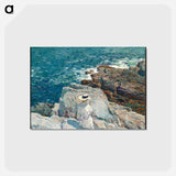 アートポストカード-The South Ledges, Appledore - フレデリック チャイルド ハッサム Postcard.