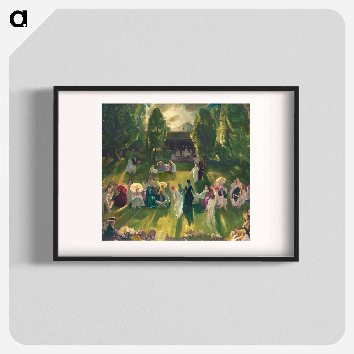 Tennis at Newport - George Bellows Poster.