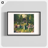 Tennis at Newport - George Bellows Poster.