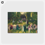 アートポストカード-Tennis at Newport - ジョージ ベローズ Postcard.