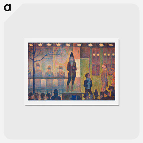 アートポストカード-Circus Sideshow - ジョルジュ スーラ Postcard.