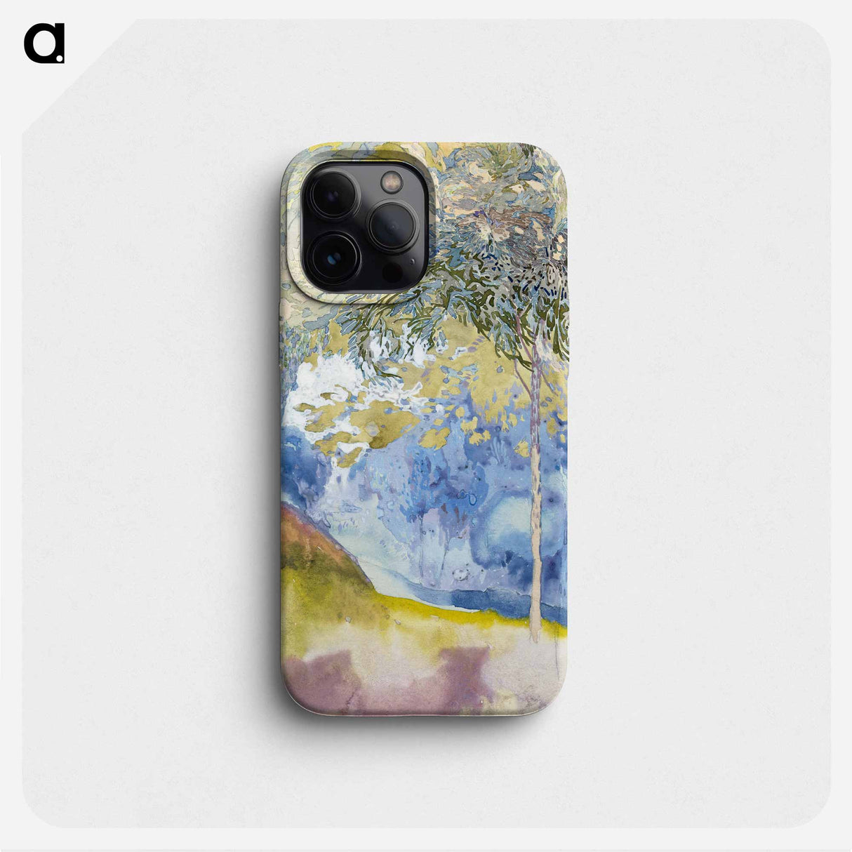 Boomrijk landschap - ジョルジュ ド フィール Phone Case.