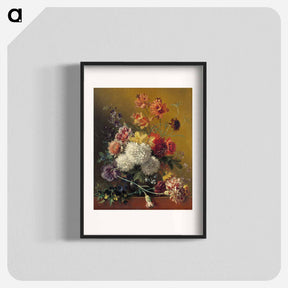 アートポスター-Still Life with Flowers
 - ジョージアス ヤコブス ヨハネス ファン オス Poster.