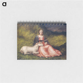 アートメモ帳-Woman with Unicorn
 - ジョルジョーネ Memo.