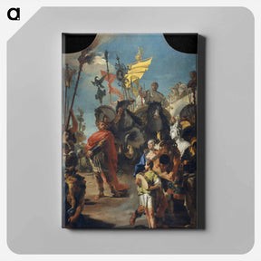 アートパネル-The Triumph of Marius
 - ジョバンニ バティスタ ティエポロ Canvas.