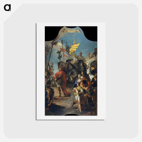 アートポストカード-The Triumph of Marius
 - ジョバンニ バティスタ ティエポロ Postcard.