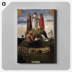 アートパネル-Transfiguration of Christ on Mount Tabor - ジョヴァンニ ベッリーニ Canvas.