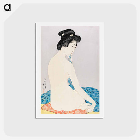 アートポストカード-Woman After a Bath
 - 橋口 五葉 Postcard.