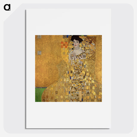 Portrait of Adele Bloch-Bauer I - Gustav Klimt Poster.