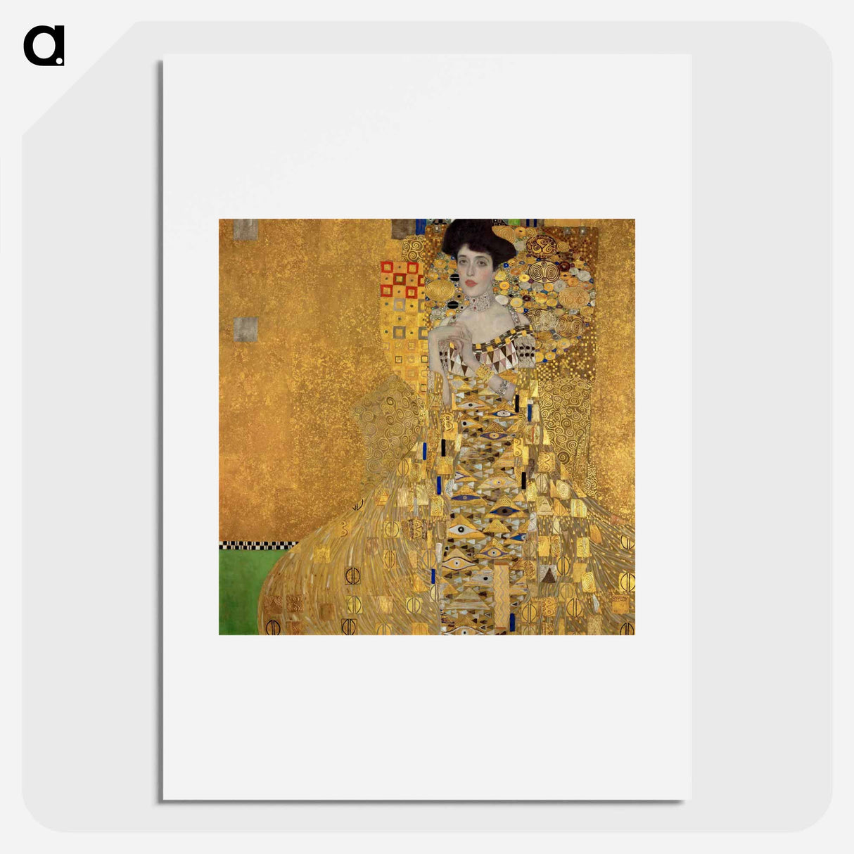 Portrait of Adele Bloch-Bauer I - Gustav Klimt Poster.