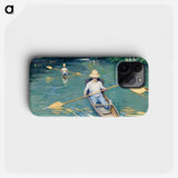 Skiffs - Gustave Caillebotte Phone Case.