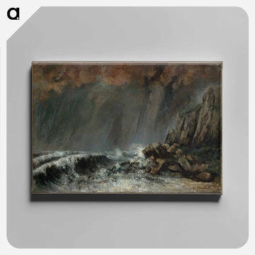 ブラウン - ギュスターヴ クールベ Canvas.